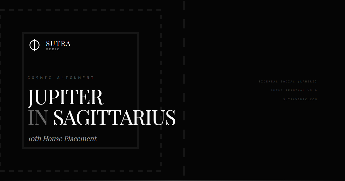 Jupiter in Sagittarius in the 10th House: A Journey Through Ambition and Ideals