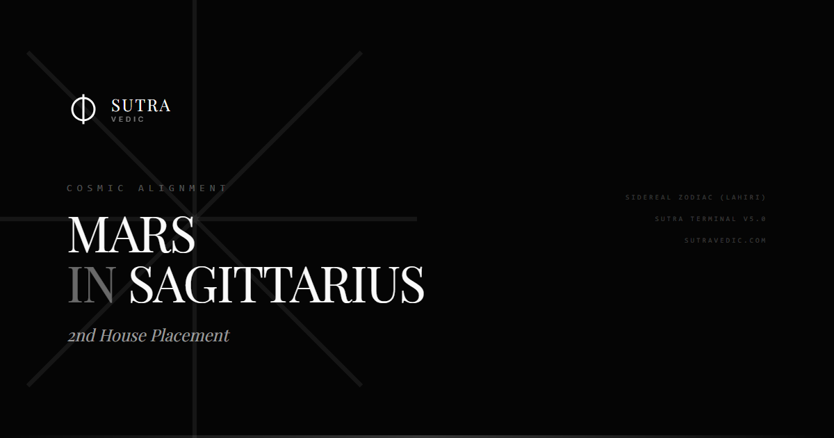 Mars in Sagittarius: The Unyielding Pursuit of Wealth